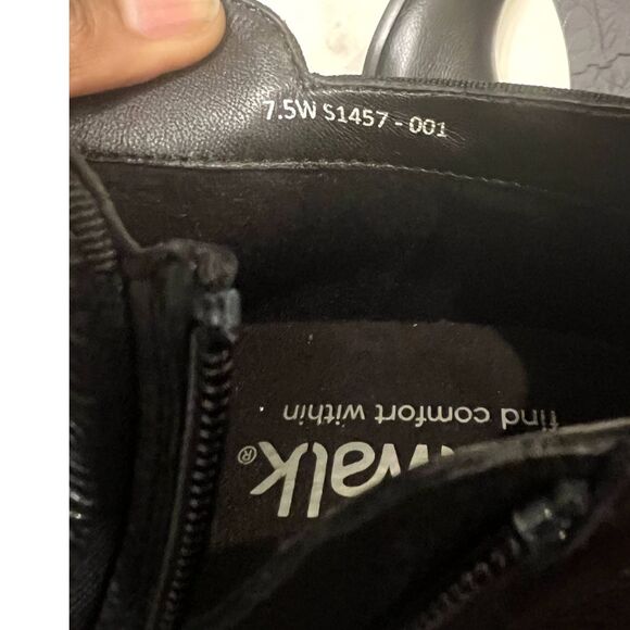 SoftWalk Rocklin Ankle Boot Cow girl Dark Academia Goth Comfort SZ 7.5W:NWOT/Box - Picture 11 of 13